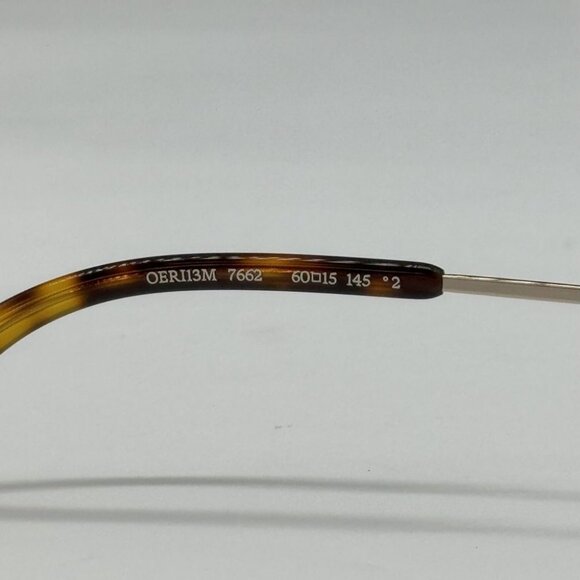 NEW OFF-WHITE OERI13M MIAMI 7662 SUNGLASSES UNISEX OVAL HAVANA ORANGE EYEWEAR main image 9
